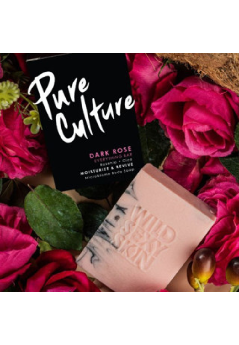 Pure Culture Dark Rose Everything Bar 2.0 | Body Soap Bar | Rosehip + Cica | For Dry Skin (7955617677346)