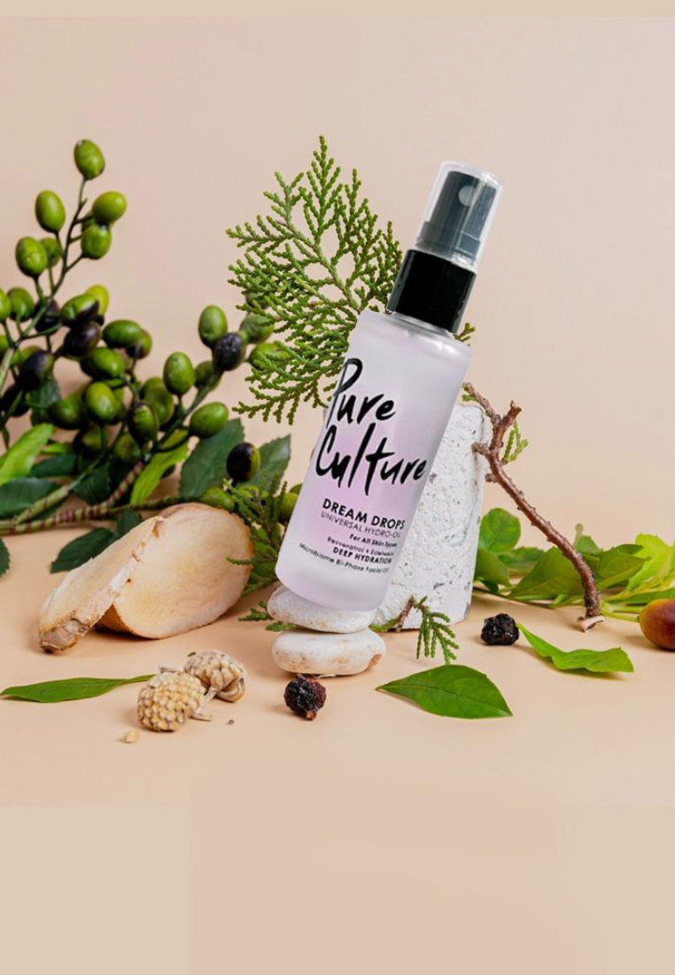 Pure Culture Dream Drops Universal Hydro-oil | Serum Essence | Resveratrol + Edelweiss | For Deep Hydration - 30ml (7955568853026)