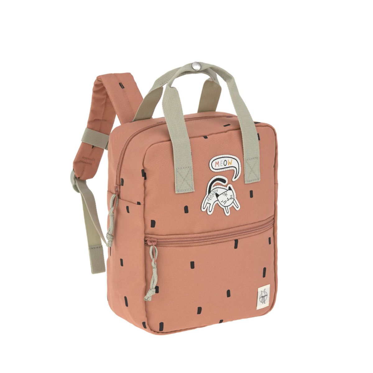 Lässig Mini Square Backpack Happy Prints Caramel (7964551643170)