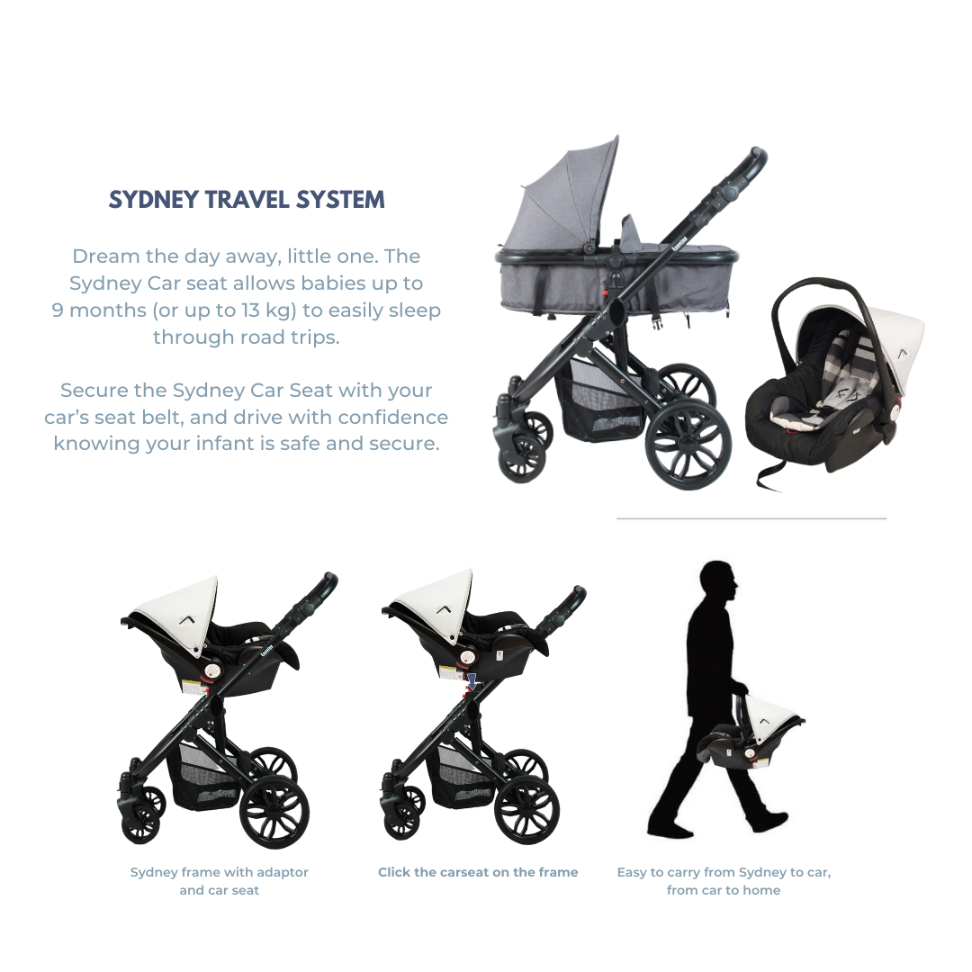 Looping - Sydney Stroller with Car Seat (Travel System Bundle) (4517556584482)