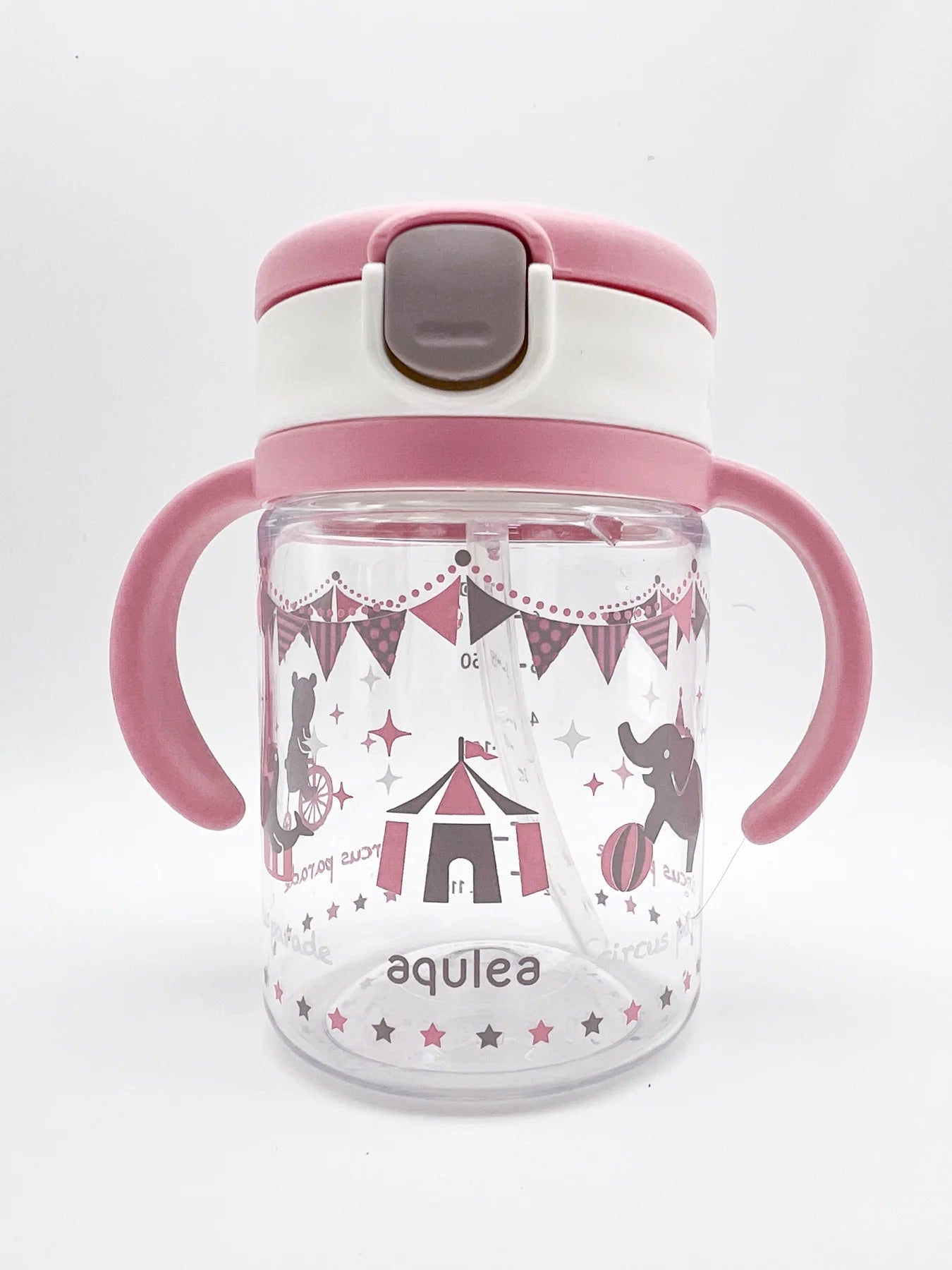 Richell AQ Clear Straw Bottle Mug 200 R (7965630464034)
