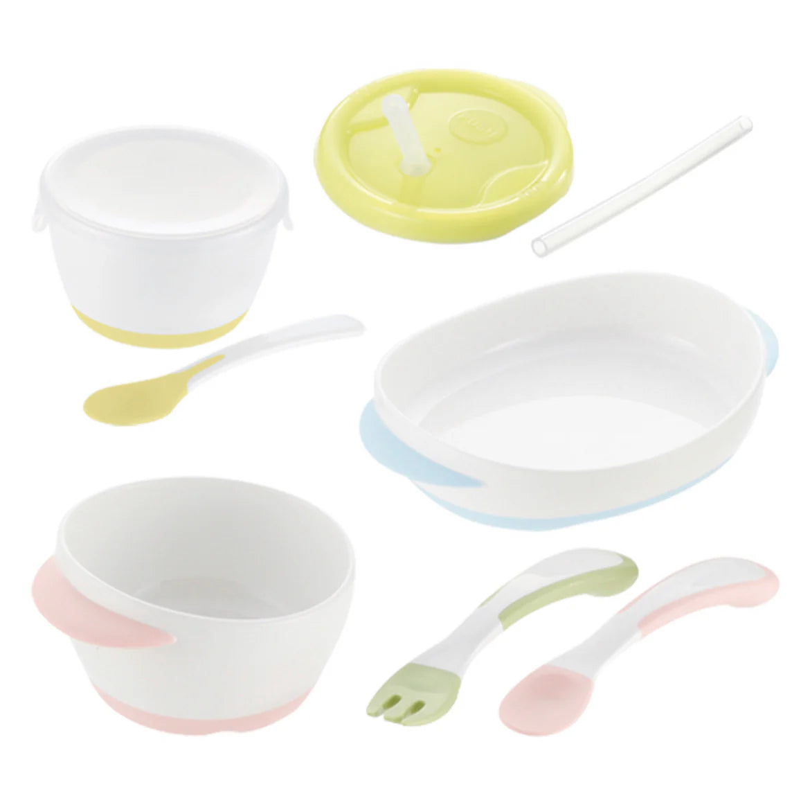 Richell Basic Feeding Set (7967033983010)