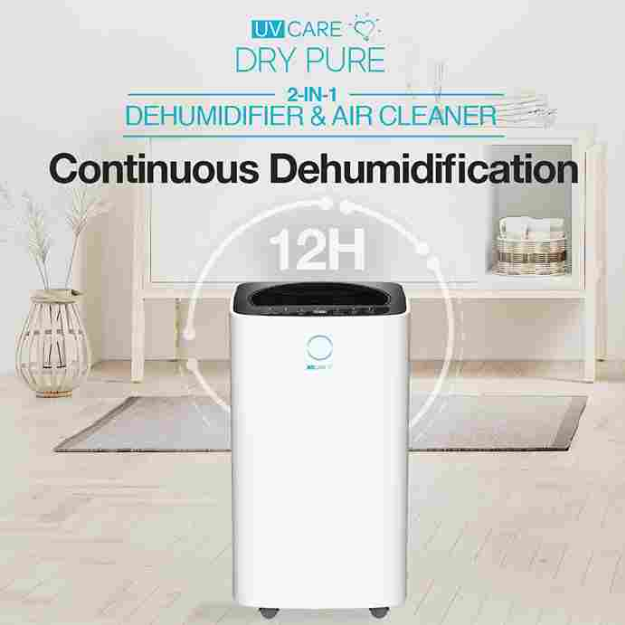 UV Care Dry Pure 2-in-1 Dehumidifier & Air Cleaner: 20L (7932291383330)
