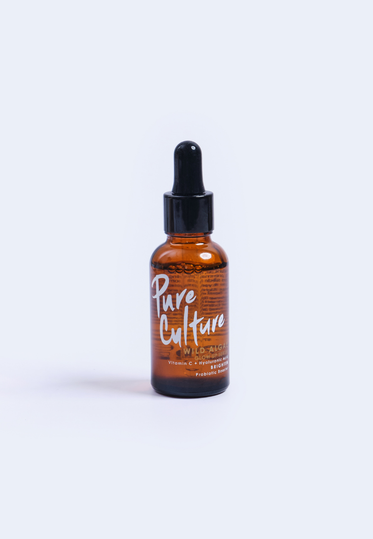 Pure Culture Wild Algae Glow Up Serum | Vitamin C Serum | Vitamin C + Hyaluronic Acid | For Skin Brightening & Reduction of Dark Spots 30ml (7955489816610)