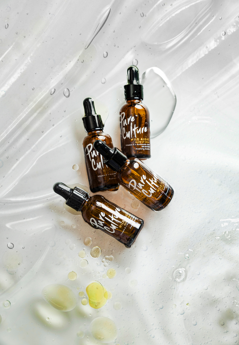 Pure Culture Wild Algae Glow Up Serum | Vitamin C Serum | Vitamin C + Hyaluronic Acid | For Skin Brightening & Reduction of Dark Spots 30ml (7955489816610)