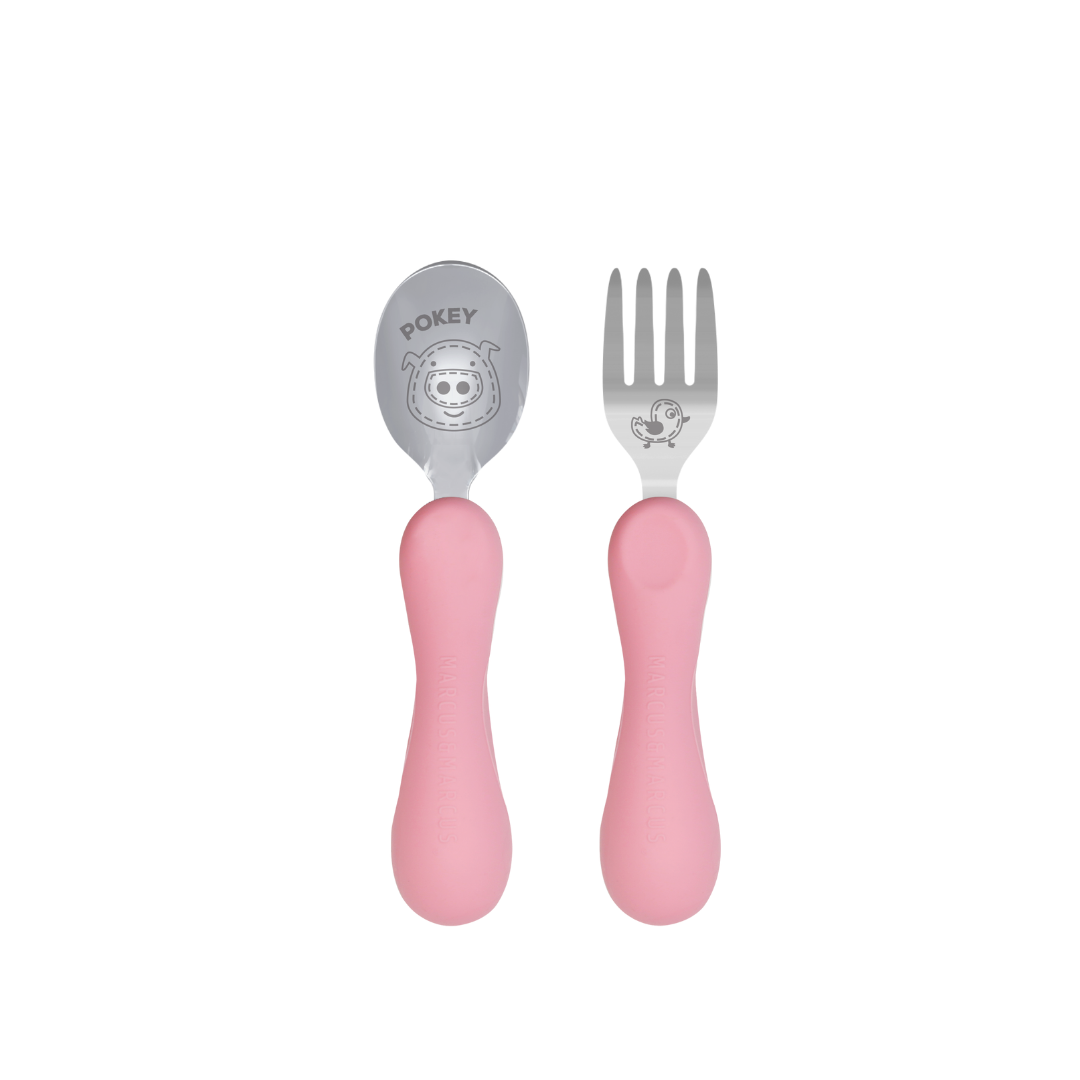 Marcu & Marcus - Easy Grip Spoon & Fork Set (7659960729634)