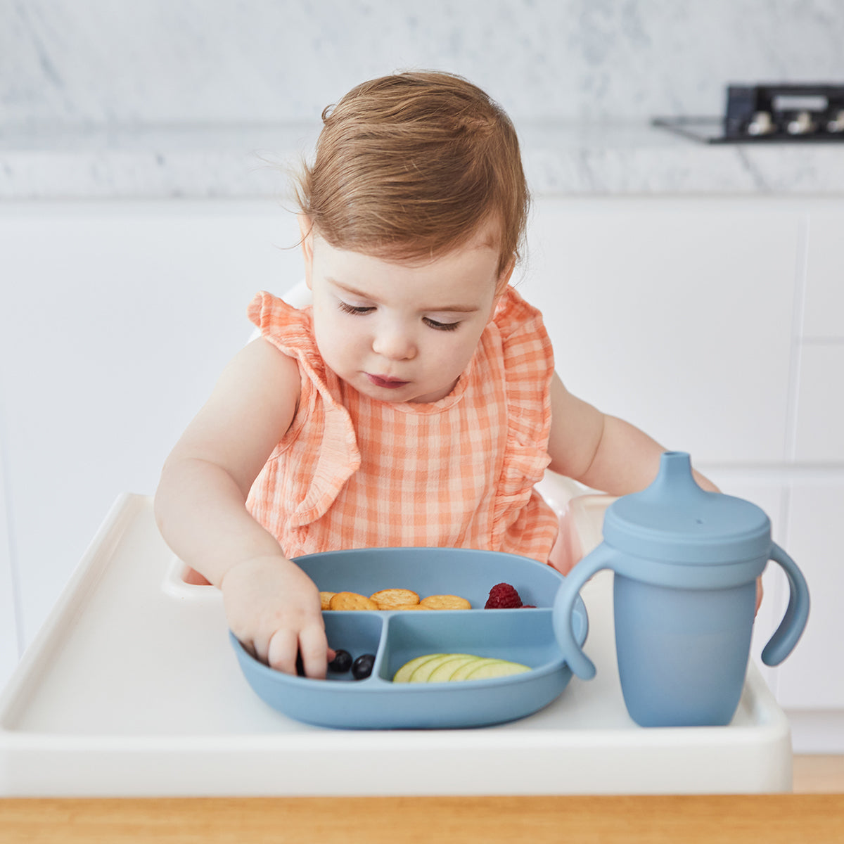 B.box Silicone Spout Cup - Ocean (7963800207394)