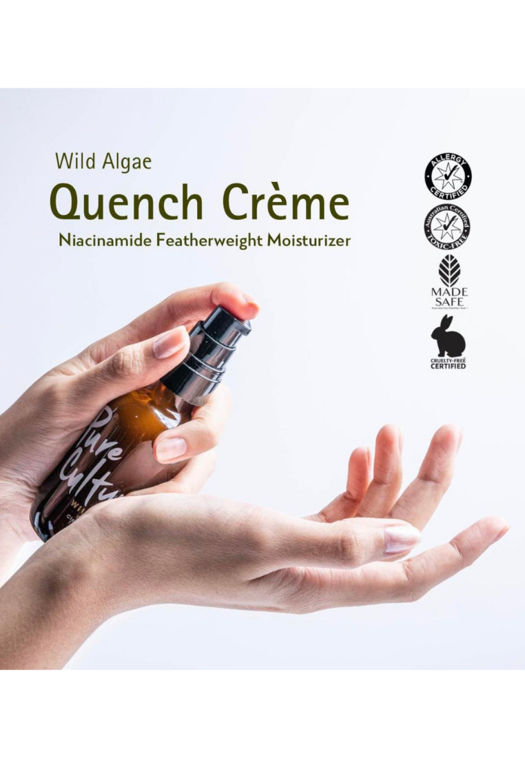 Pure Culture Wild Algae Quench Créme | Moisturizer for Oily Face | Niacinamide | For Oily Skin Hydration (7955559252002)