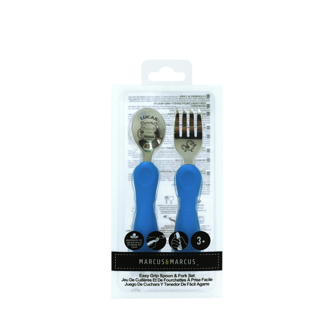 Marcu & Marcus - Easy Grip Spoon & Fork Set (7659960729634)