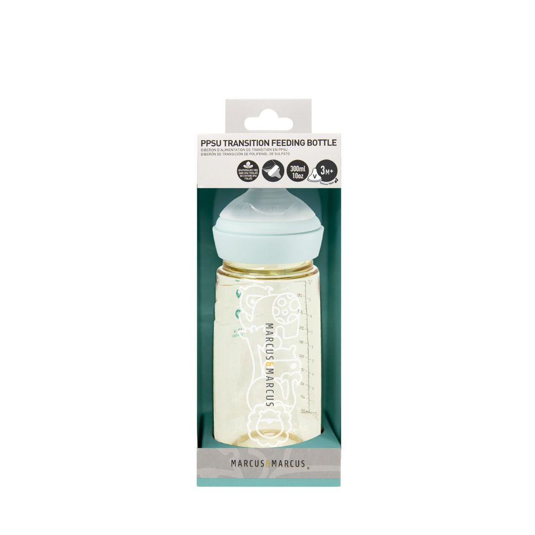 Marcus & Marcus - PPSU Transition Feeding Bottle Single (300ml) (6544507371554)