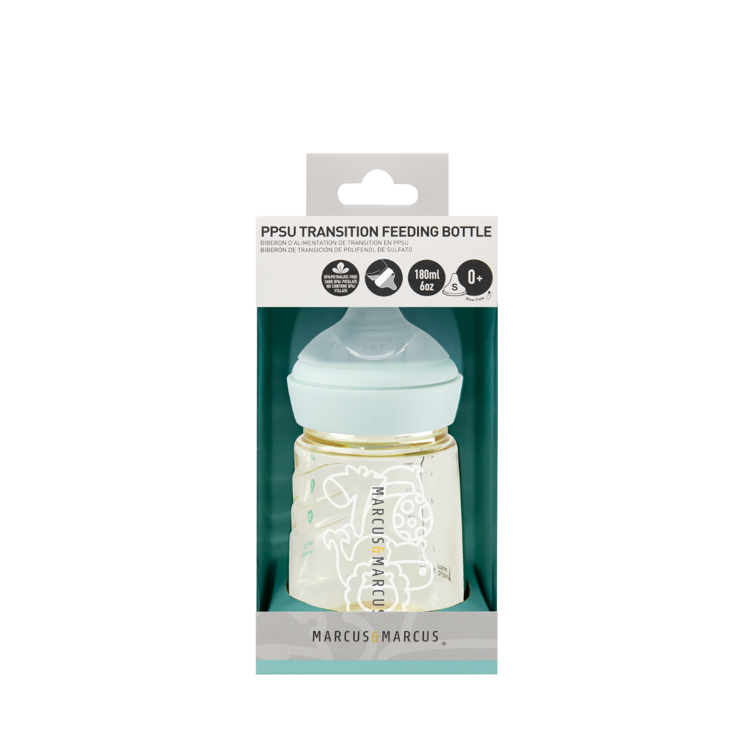 Marcus & Marcus - PPSU Transition Feeding Bottle Single (180ml) (6544506880034)