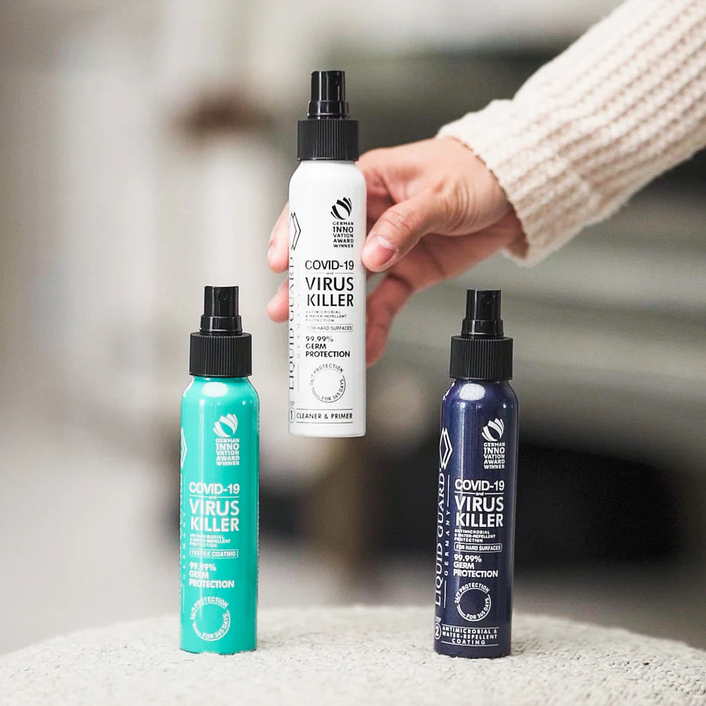 Liquid Guard Germany Anti-Mold/Anti-Virus Protection: Textile Coating (100ml, 2 bottles) (7933381738530)