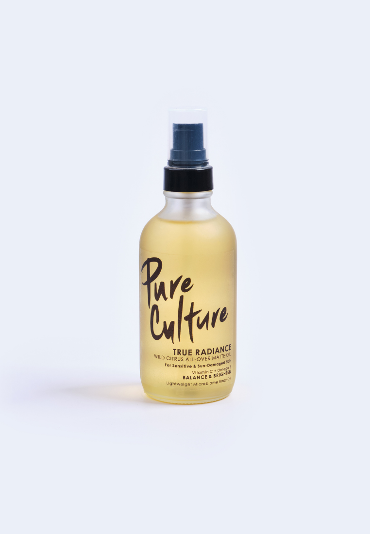 Pure Culture True Radiance Silk Rose All-Over Matte Oil | Vitamin C Moisturizer Body Oil | Vitamin C + Omega 3 | For Dull Skin (7955580256290)