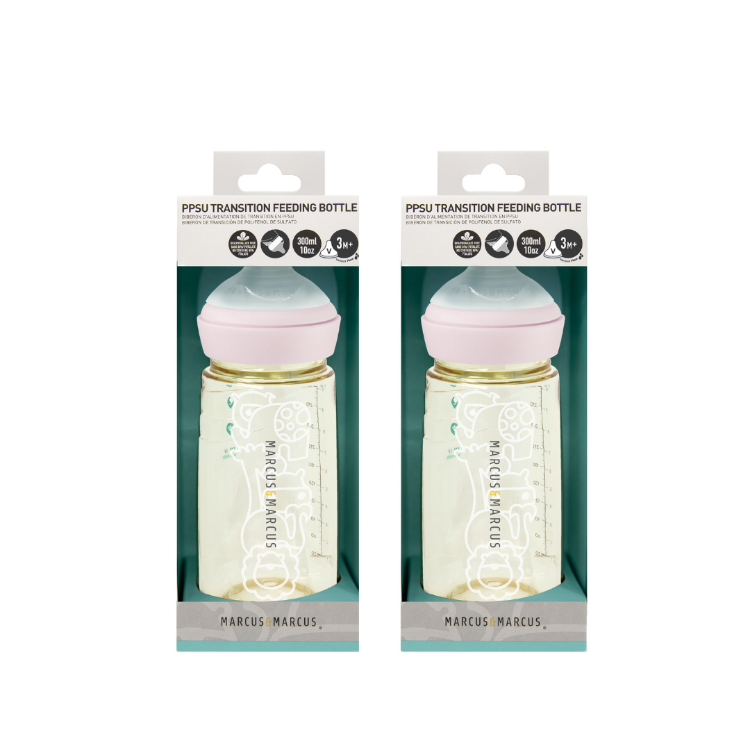 Marcus & Marcus - PPSU Transition Feeding Bottle Single (300ml) (Copy) (7591318388770)
