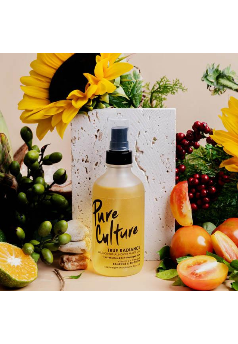 Pure Culture True Radiance Silk Rose All-Over Matte Oil | Vitamin C Moisturizer Body Oil | Vitamin C + Omega 3 | For Dull Skin (7955580256290)