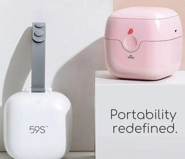 59S UVC LED Mini Sterilizing Travel Box (S6-Pink) (7933378134050)