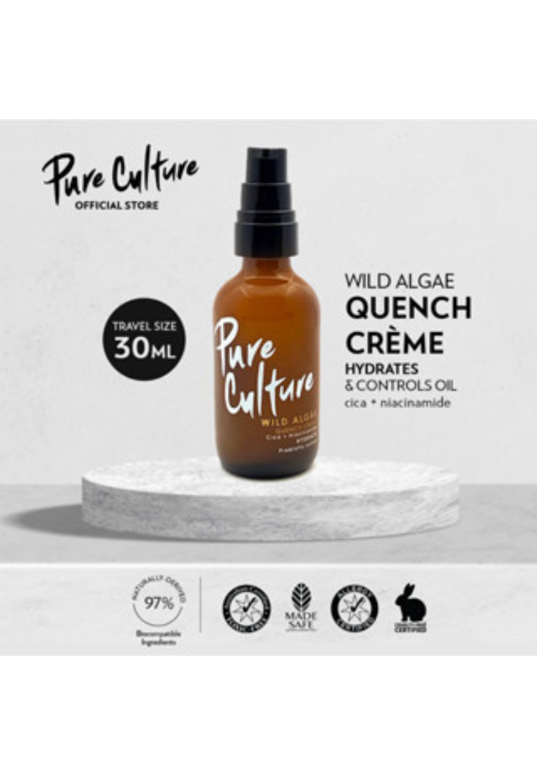 Pure Culture Wild Algae Quench Créme | Moisturizer for Oily Face | Niacinamide | For Oily Skin Hydration (7955559252002)