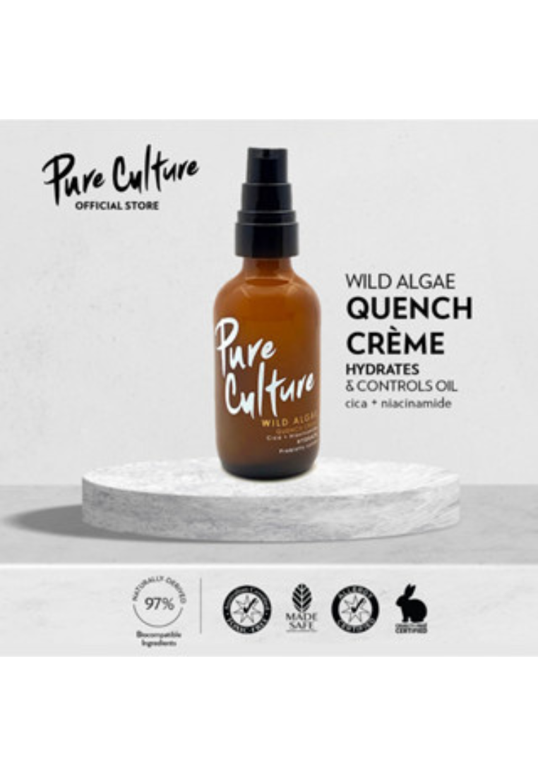 Pure Culture Wild Algae Quench Créme | Moisturizer for Oily Face | Niacinamide | For Oily Skin Hydration (7955559252002)