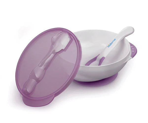 KidsMe - Suction Bowl w/ Ideal Temperature Spoon Set (4798440570914)