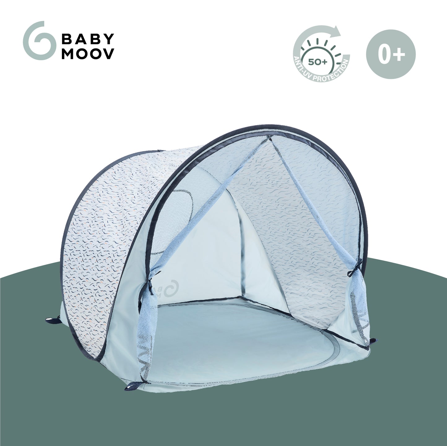 Babymoov - Anti UV Tent Blue Waves SPF 50+ (7974967705634)