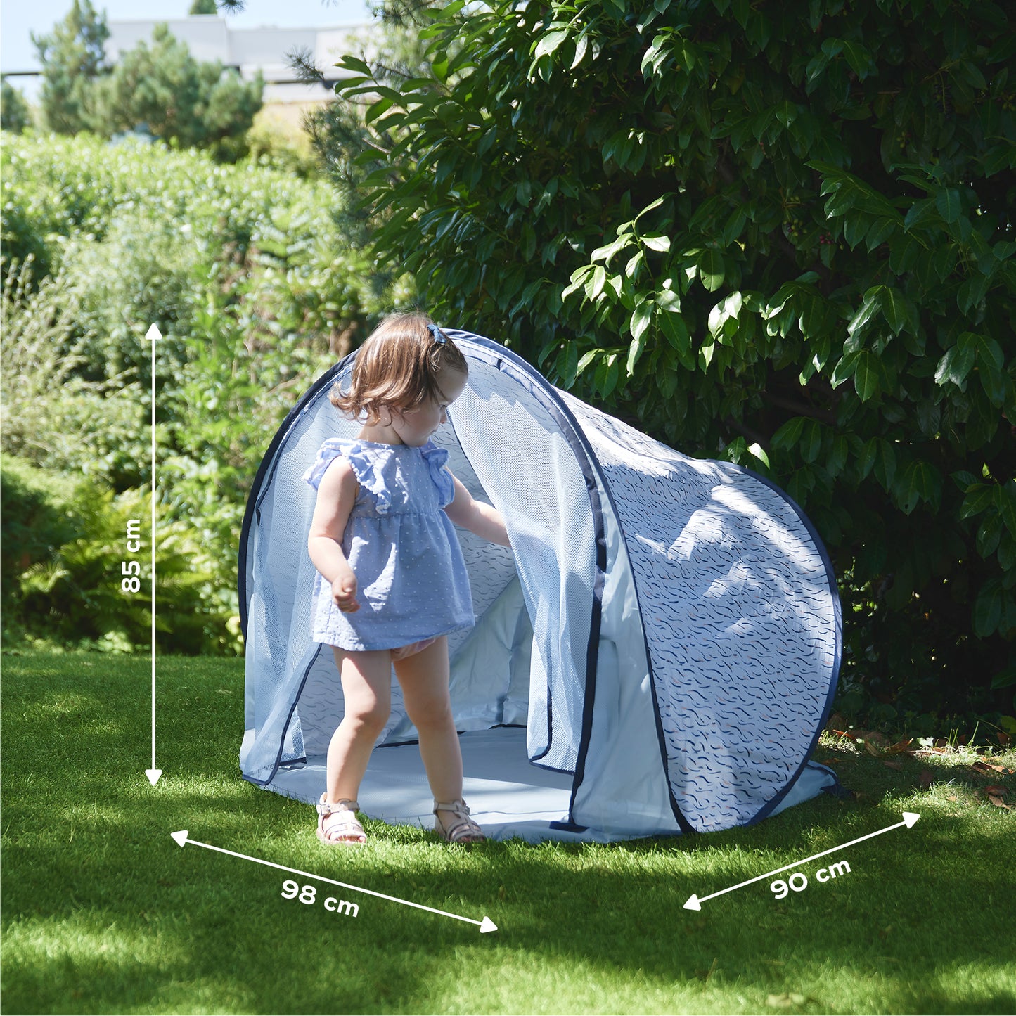 Babymoov - Anti UV Tent Blue Waves SPF 50+ (7974967705634)