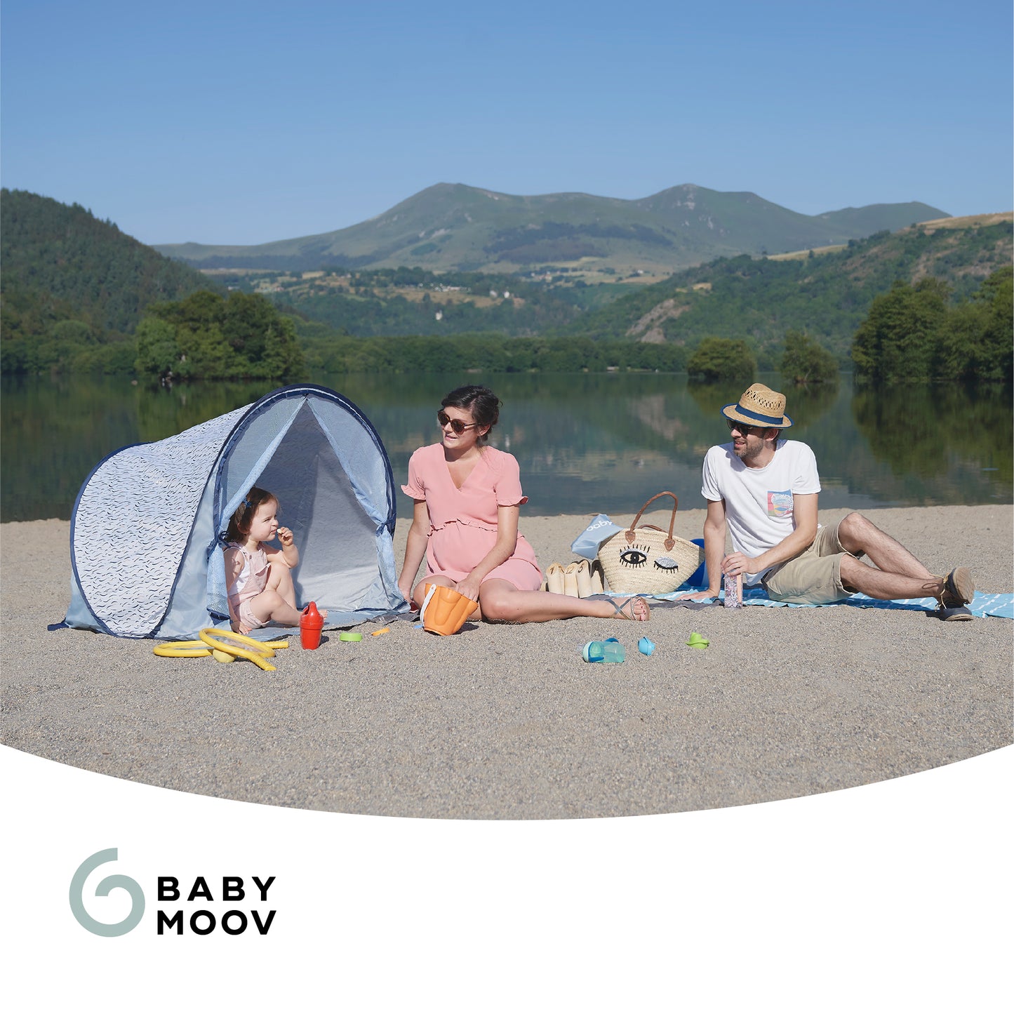 Babymoov - Anti UV Tent Blue Waves SPF 50+ (7974967705634)