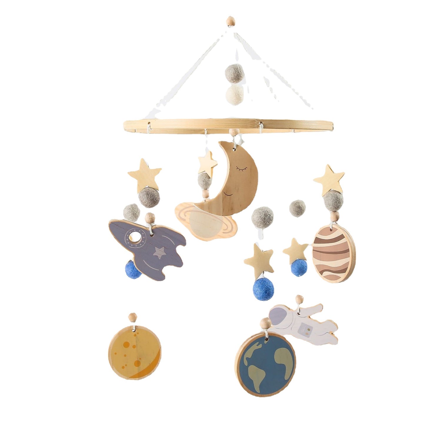 Hello Bubba - Astro Bubba Wooden Mobile (7969133002786)