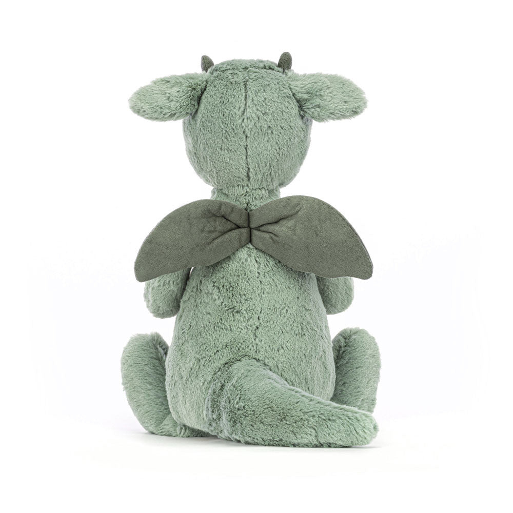 Momzilla X Jellycat Small Bashful Dragon Soft Toy Plush (7942601506850)
