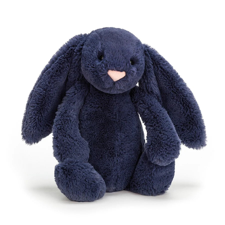 Momzilla X Jellycat Bashful Navy Bunny Small (7942602620962)