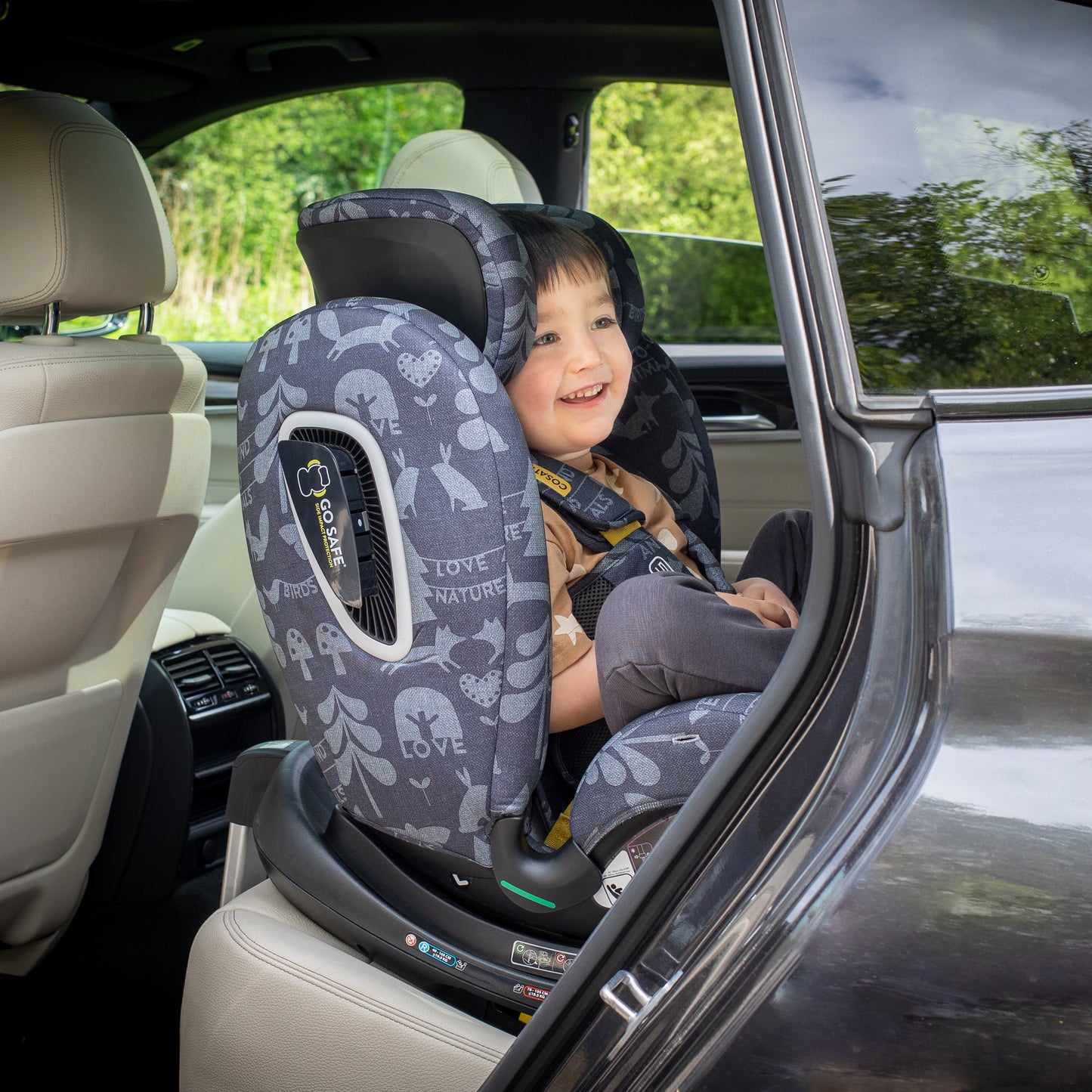 Cosatto - All in All Rotate 360 i-Size Car Seat Nature Trail Shadow (7975003652130)