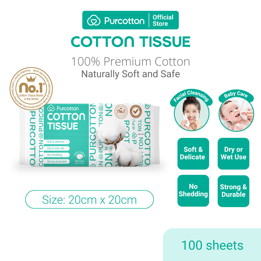 Purcotton Cotton Tissue 100s (7869316890658)
