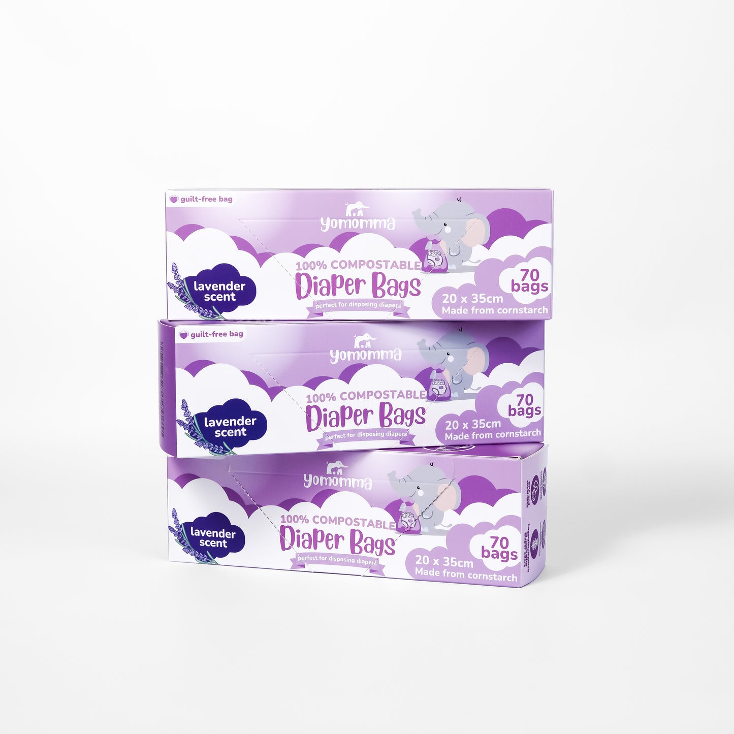 YOMOMMA - 100% Compostable Diaper Bags (7670258499618)