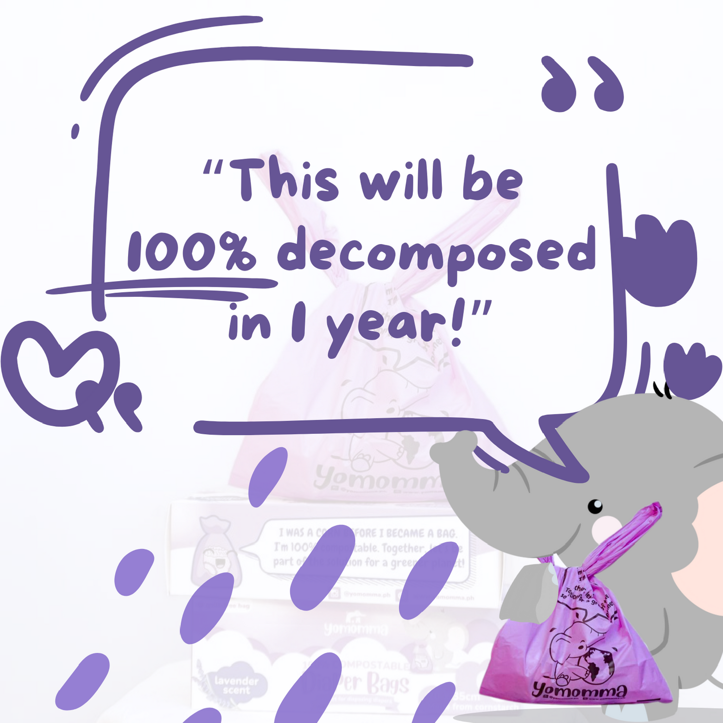 YOMOMMA - 100% Compostable Diaper Bags (7670258499618)