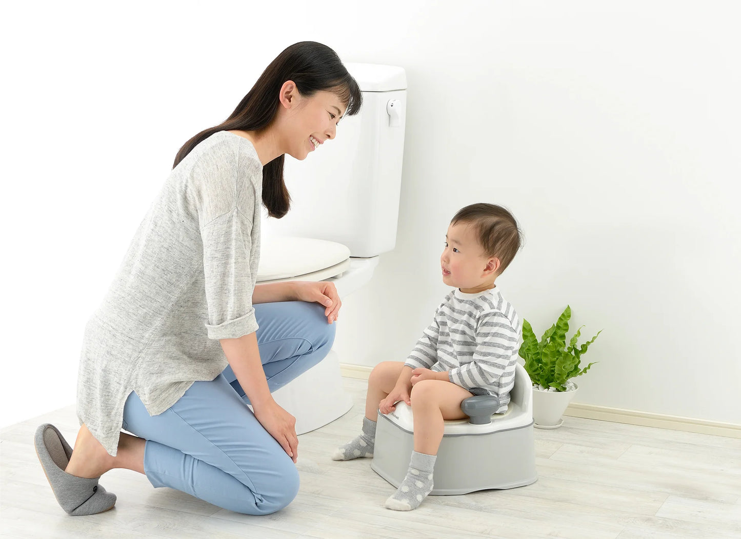 Richell Pottis Step and Potty K (7967036211234)
