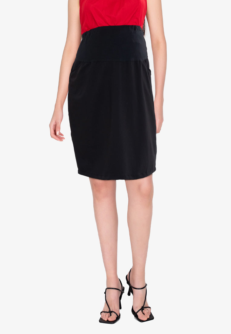 Mommy Plus - Vania Maternity Skirt With Belly Pouch (7196444000290)