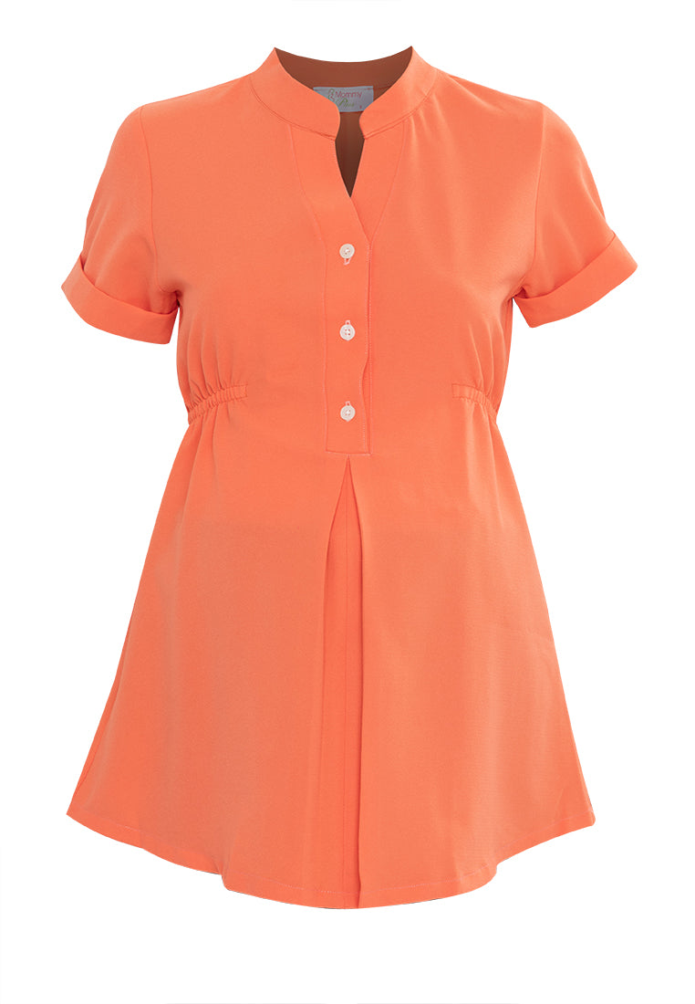 Mommy Plus - Marissa Baby Doll Maternity Blouse (7196444557346)