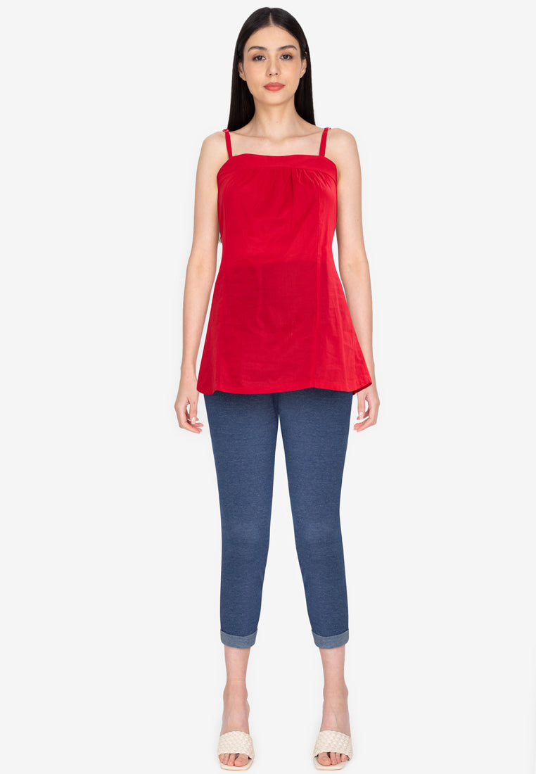Mommy Plus - Odry Roll Hem Maternity Capri (7196444622882)