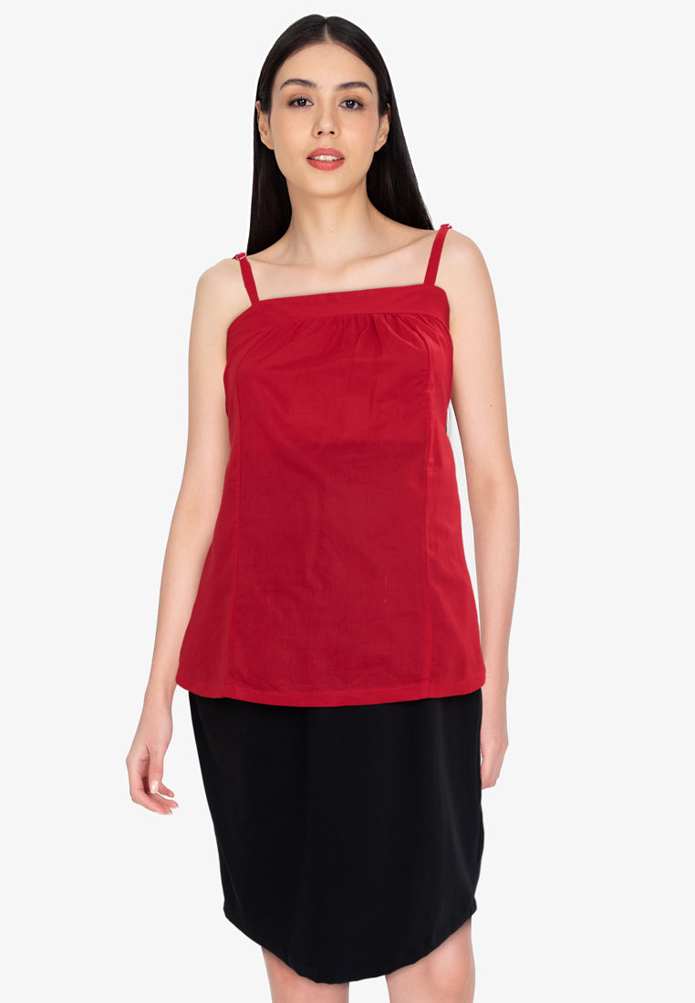 Mommy Plus - Laisha Spaghetti Strap Maternity Blouse (7196444295202)