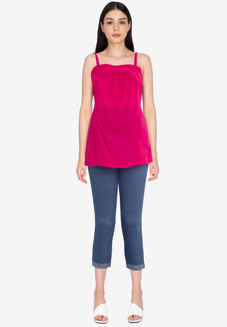 Mommy Plus - Laisha Spaghetti Strap Maternity Blouse (7196444295202)