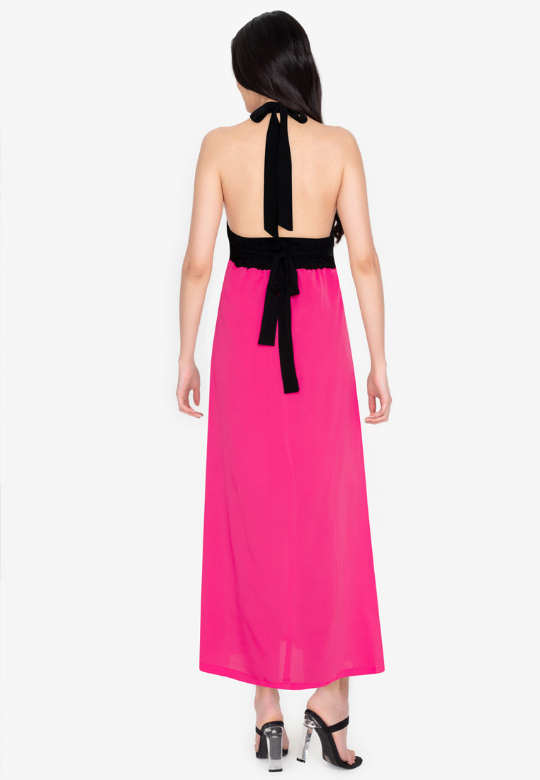 Mommy Plus - Louisa Empire Waist Sequired Maternity Maxi Dress (4549454004258)