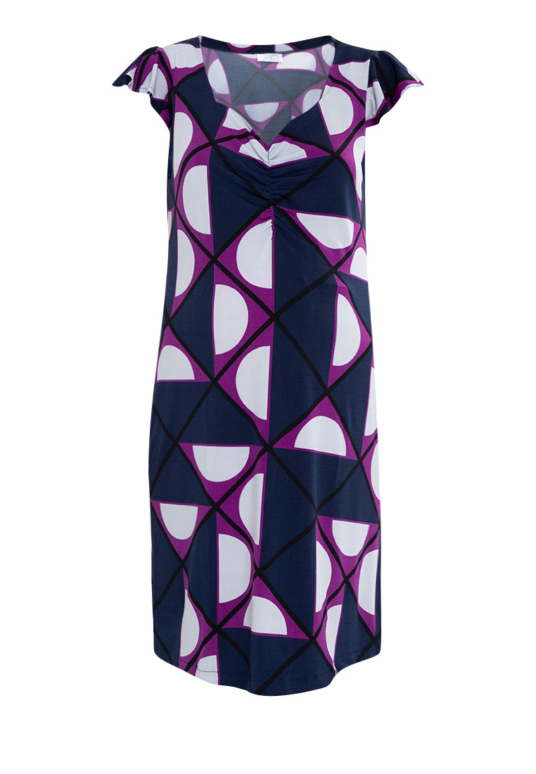 Mommy Plus - Gabriela Maternity Sweetheart Midi Dress (4549455282210)