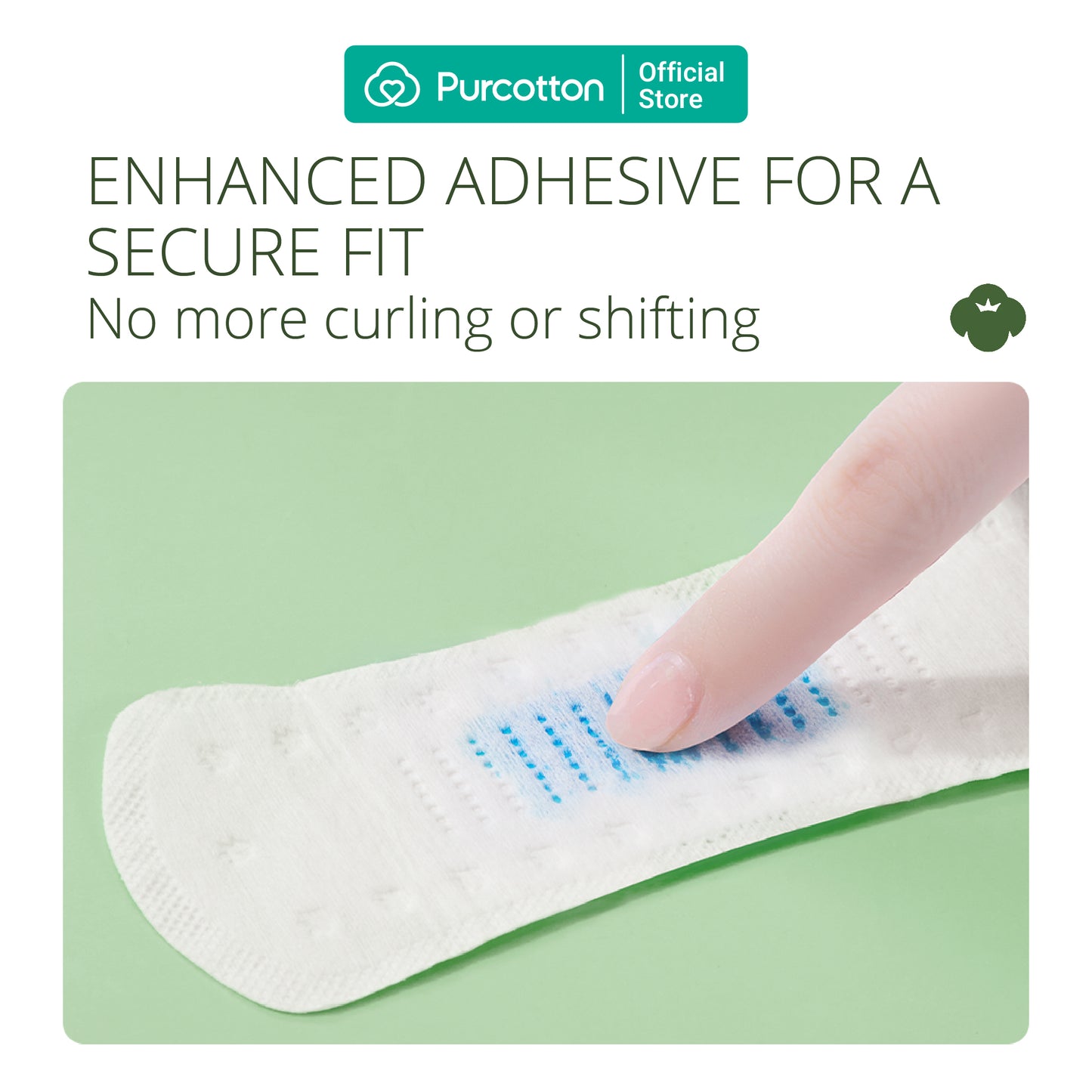 Purcotton MaxGuard Unscented Panty Liners (20pcs) (7872662798370)