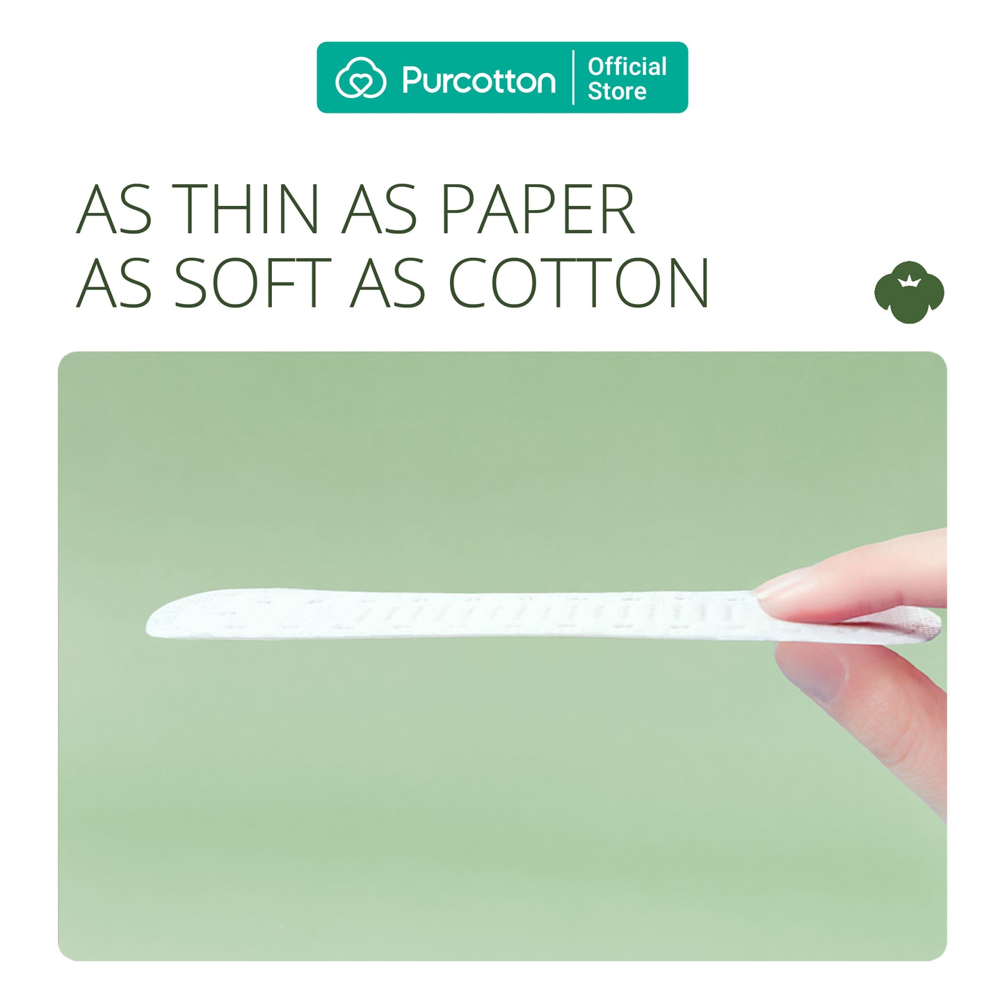 Purcotton MaxGuard Unscented Panty Liners (20pcs) (7872662798370)