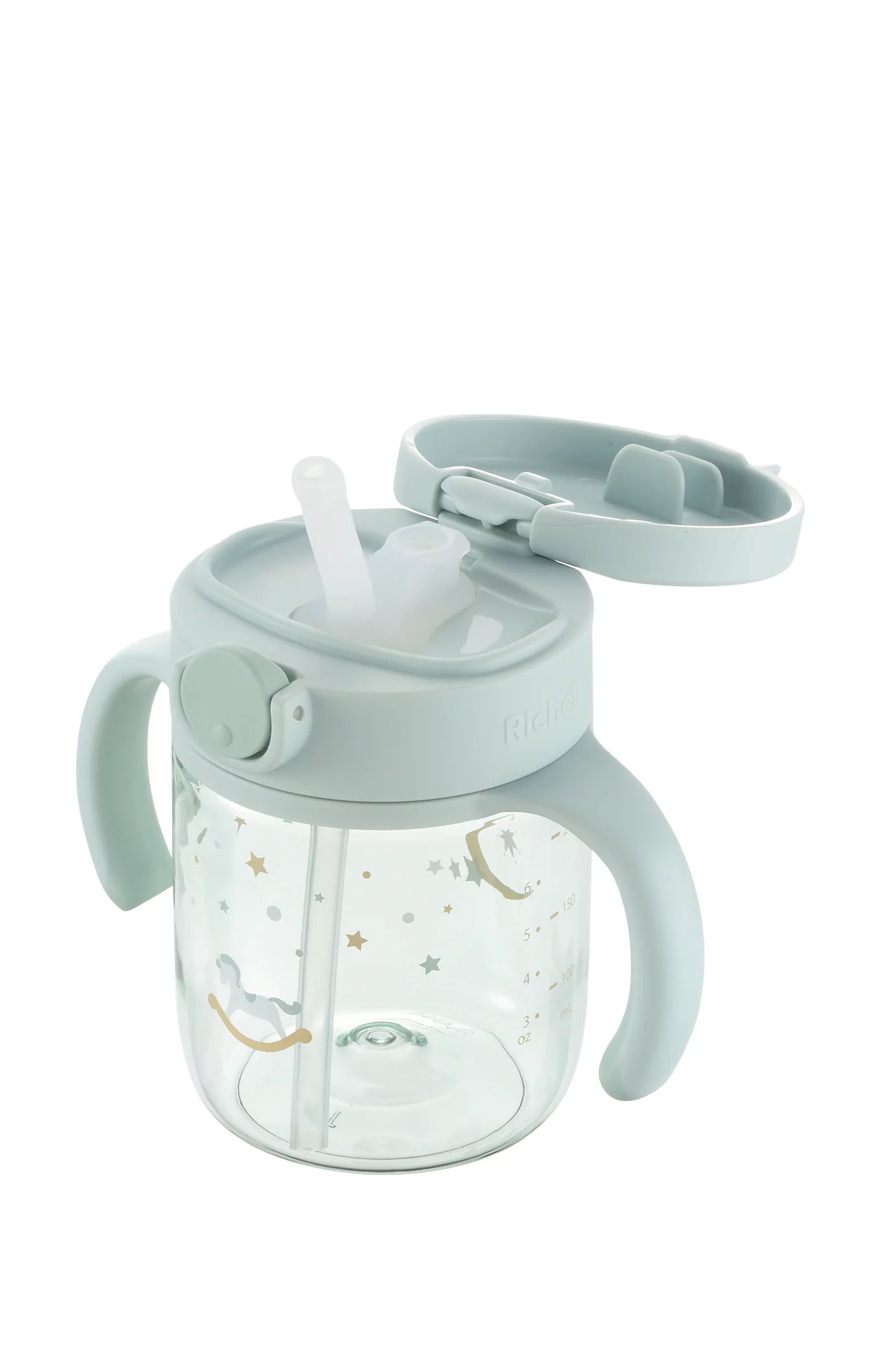 Richell Axstars Straw Cup 200ml (7965680926754)