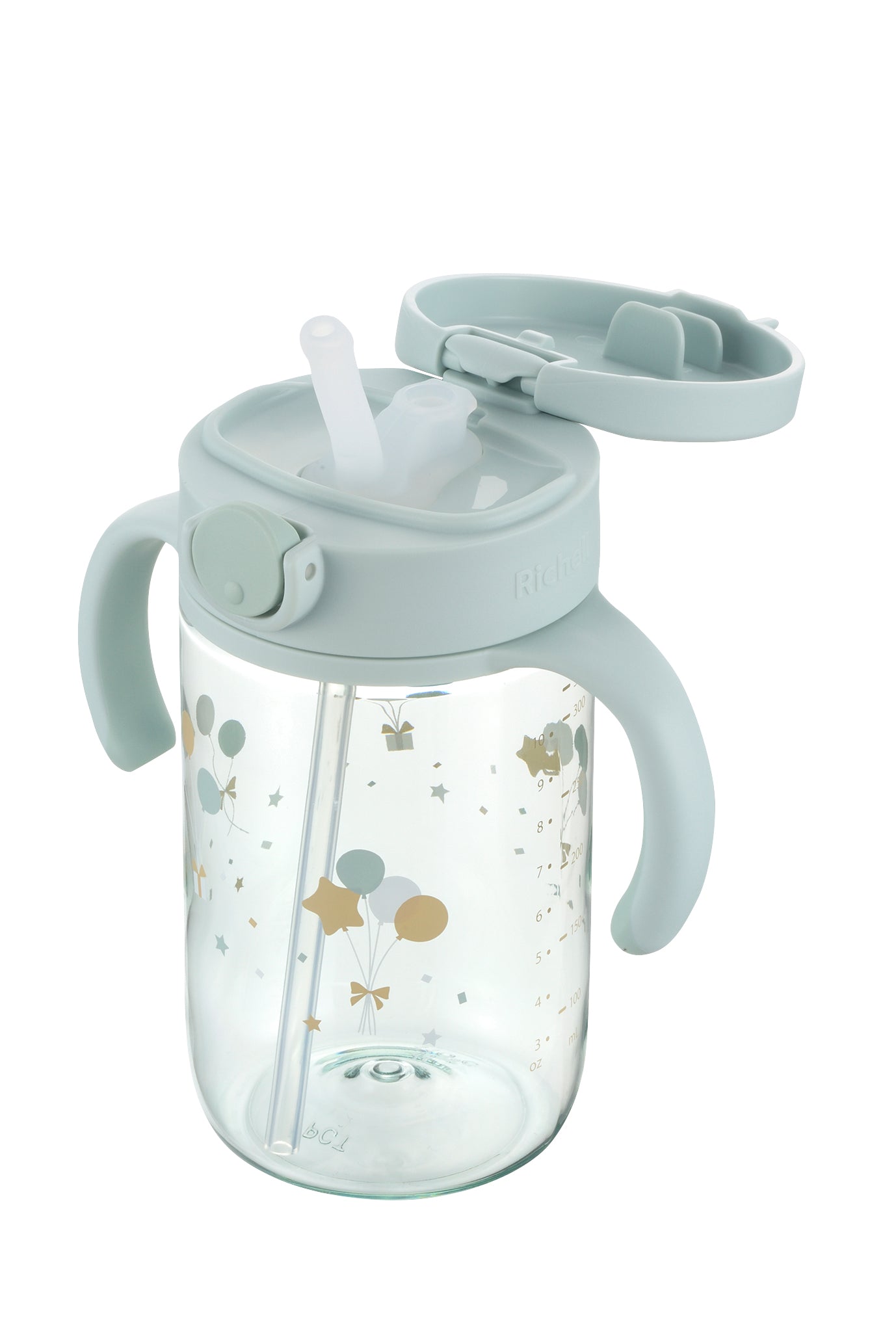 Richell Axstars Straw & Direct Drink Cup Set 320ml (7965728538658)