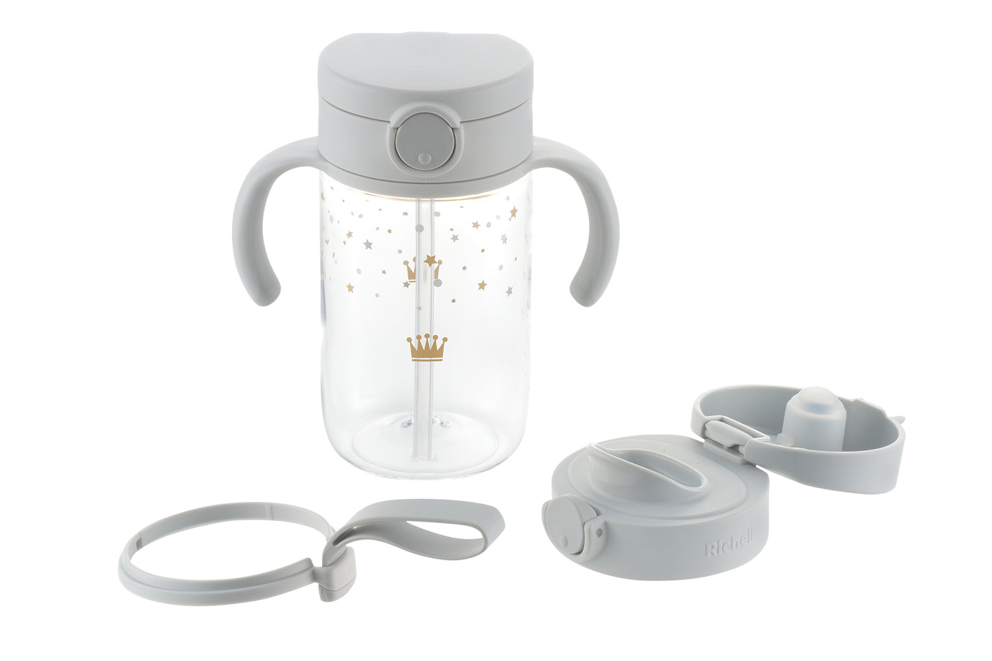 Richell Axstars Straw & Direct Drink Cup Set 320ml (7965728538658)