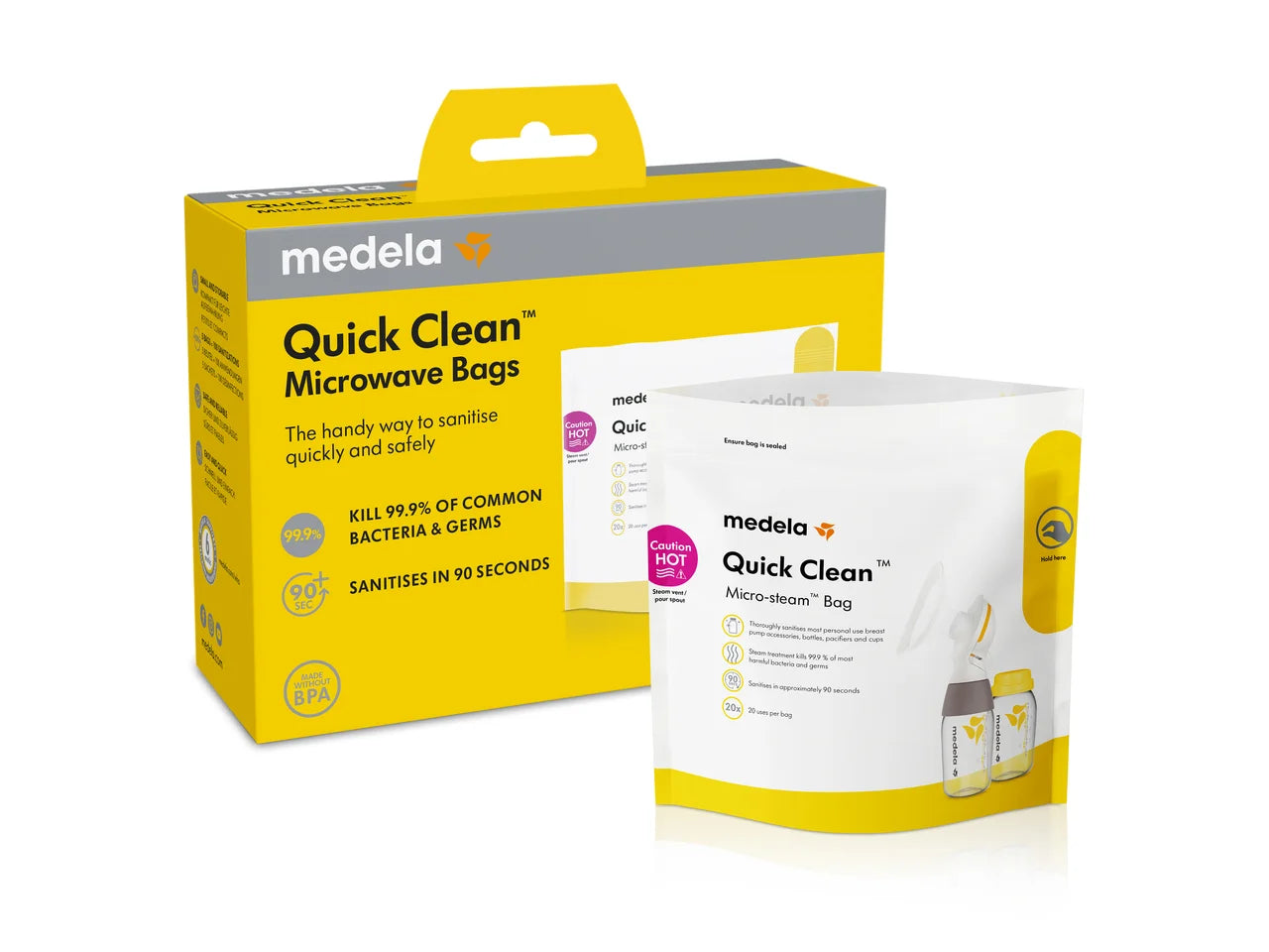 Medela - Quick Clean™ Microwave bags (7972748754978)