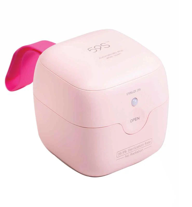 59S UVC LED Mini Sterilizing Travel Box (S6-Pink) (7933378134050)