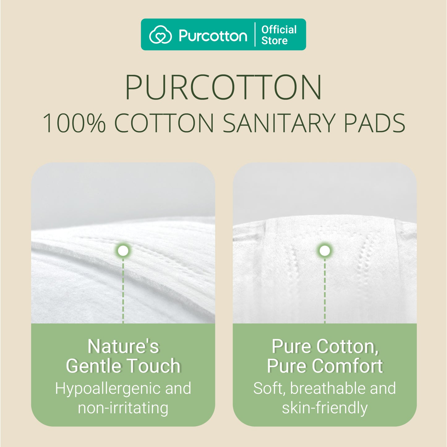 Purcotton MaxGuard Unscented Ultra Pads (8pcs) (7872664404002)