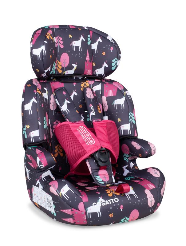 Cosatto - Zoomi Group 123 Anti-Escape Car Seat Unicorn Land (7975003979810)
